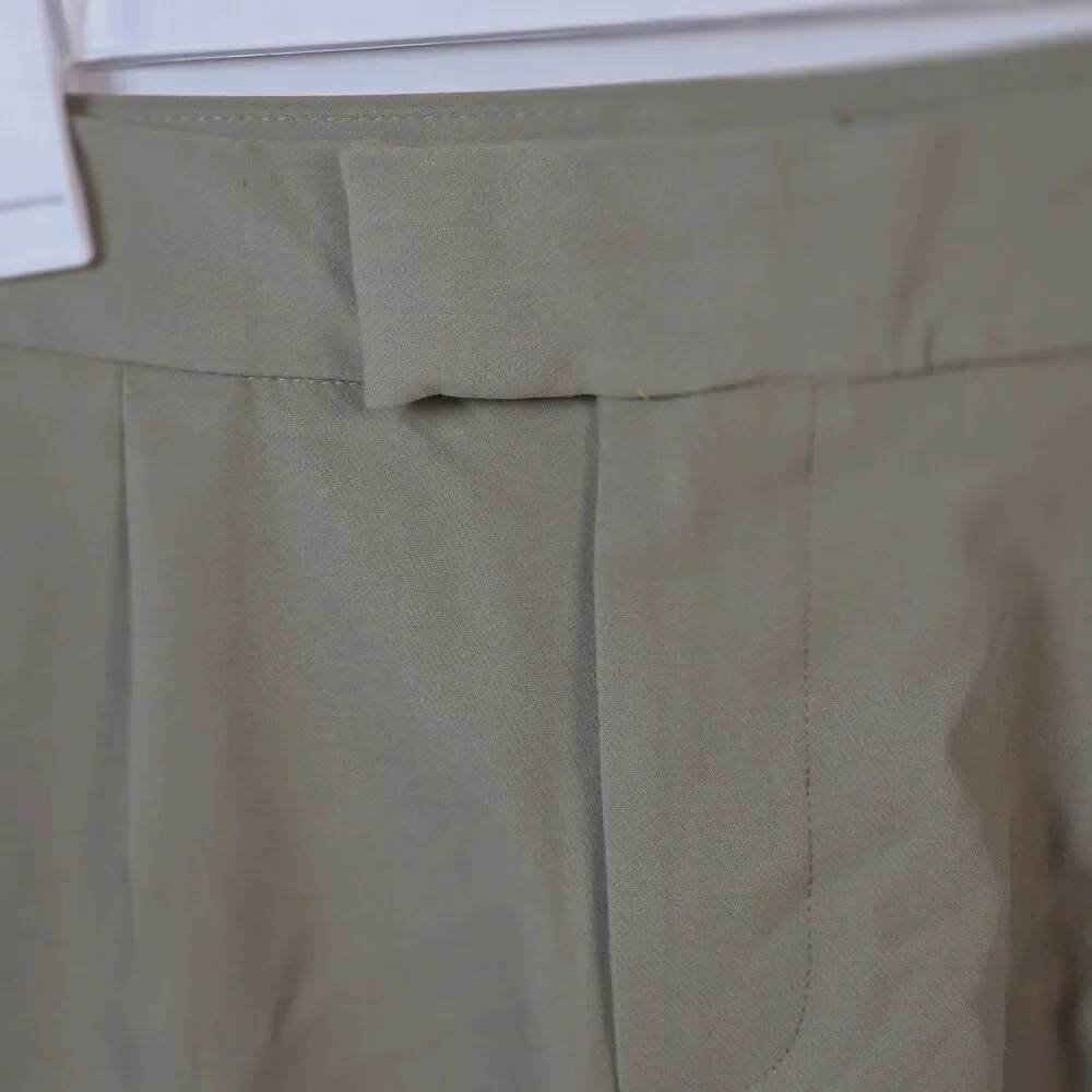 Women's High-Rise Tailored Shorts - A New Day- Olive Green Women's SIze 4 NEW